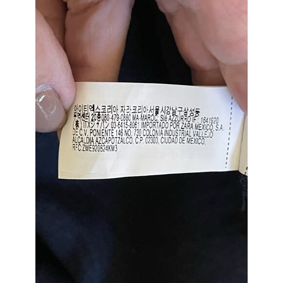 Zara Linen Navy Blue Sleeveless Button-down Maxi Shirt Dress Size XS - Picture 14 of 15